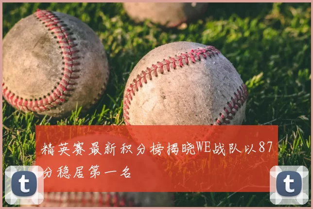 精英赛最新积分榜揭晓WE战队以87分稳居第一名